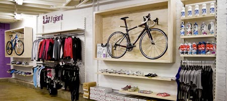 Giant Bikes Retail Interior